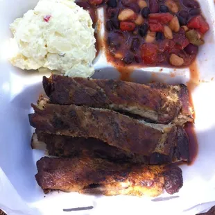 Rib plate with 2 sides