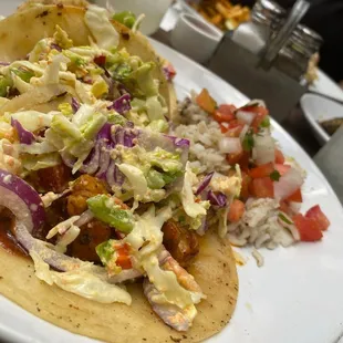 Fish tacos were great