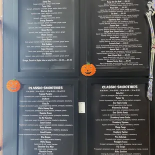Menu October 2023