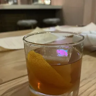 Old fashioned.
