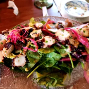 Char Grilled Tako Salad