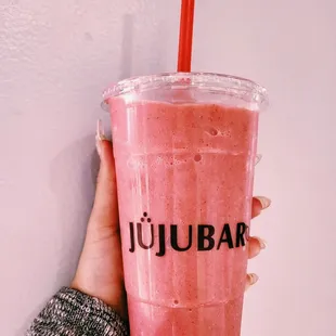 Strawberry Lemon Cooler Classic Smoothie was so yummy! Loved the sweet and sour balance!