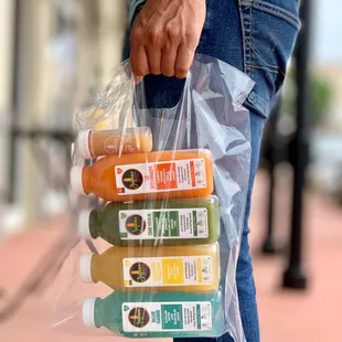 Cold pressed juices