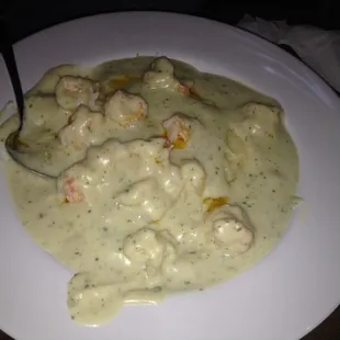 Shrimp and grits.