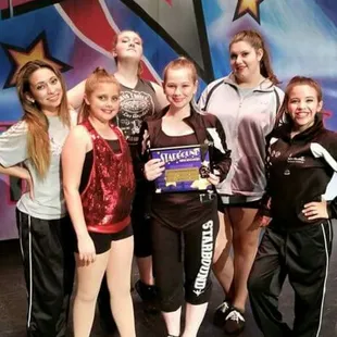 Jazz Team... 2nd place. Great teamwork!