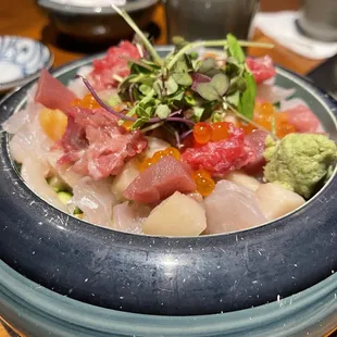 sashimi, sushi, sushi and sashimi, food