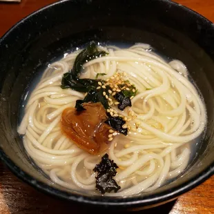 Chef&apos;s tasting menu (11/9/21): Inaniwa udon