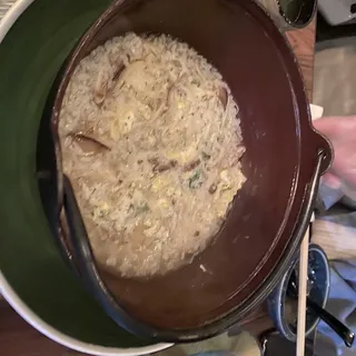 Japanese Risotto with 5 Kinds of Mushrooms