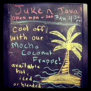 Our first summer special! Coconut is available year round.