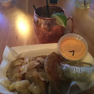 Vegan Buffalo Pierogies