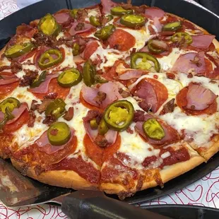 This is by far the best gluten-free pizza my son has ever had. He loved it which is amazing for a mama to hear.