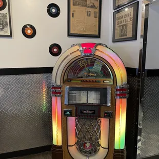 Jukebox inside