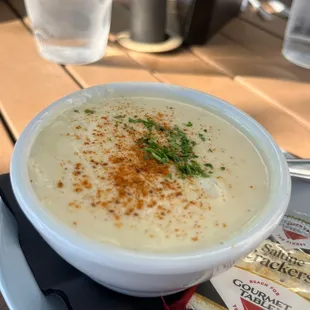 Cup of Cream of Crab with Sweet Corn