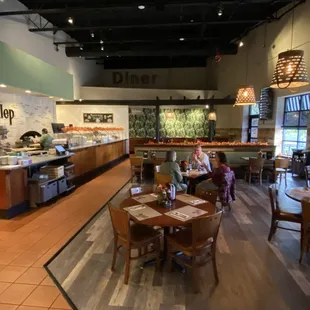 interior, sushi and sashimi