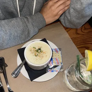 Cup of Cream of Crab with Sweet Corn