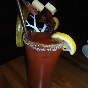 Sriracha Bloody Mary.