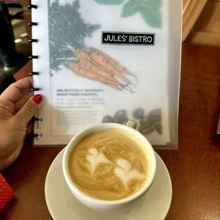 Oat milk latte