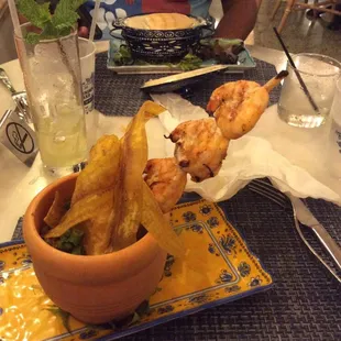 Caribbean Shrimp Mofongo