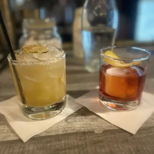 Julia&apos;s Gold Rush and a Negroni with Zephyr Gin