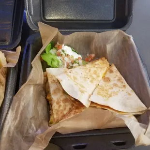 Shitken quesadilla