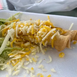 Rolled taco