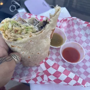 Super steak burrito!