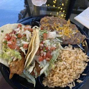 #8 Fish taco meal