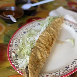 Carne Asada Quesadilla with corn tortilla!