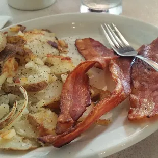 Bacon and home fries