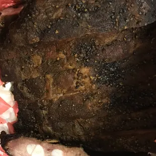 Ribs!!! the rub on it!!!!