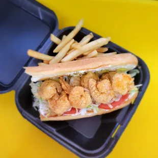 Julians Shrimp Poboy