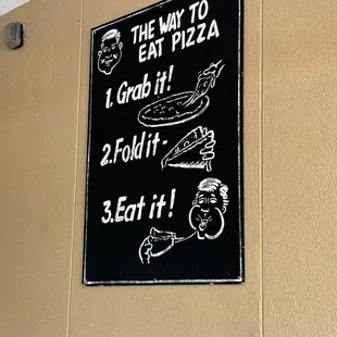 the menu