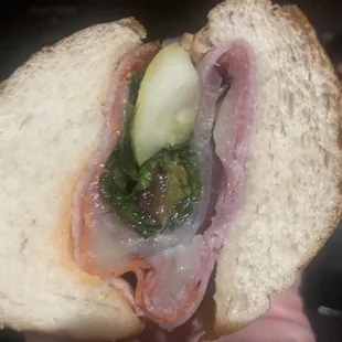 Italian sandwich leftovers