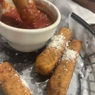Mozzarella Cheese Sticks - Appetizer SO GOOD