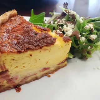 Ham And Swiss Quiche