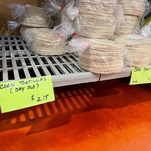 Corn tortillas