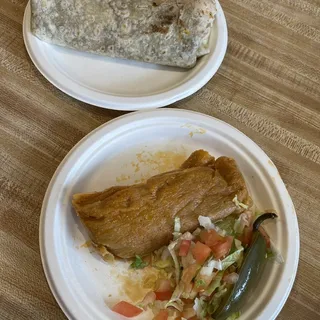 Beef with Red Chile Tamale