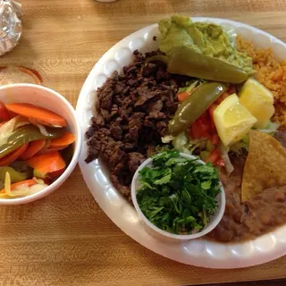 Carne Asada Plate