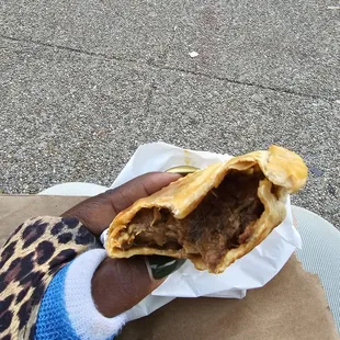 Steak empanada