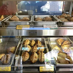 a variety of baked goods