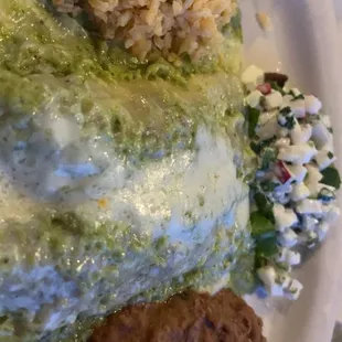 Verde enchiladas