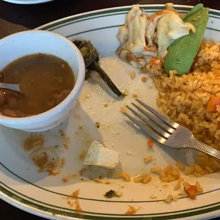 It was the chile relleno... lol