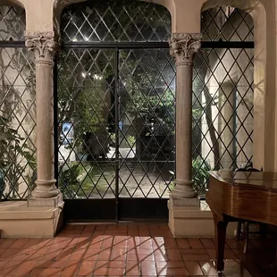 The courtyard awaits