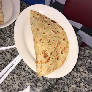 Ham and cheese taco