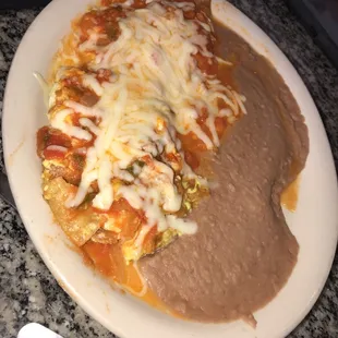 Chiliquiles plate