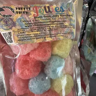 Freeze dry jolly ranchers
