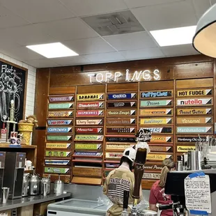 the interior of a restaurant