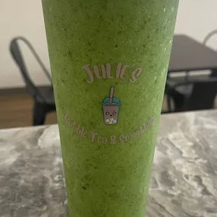 Get fit!  Add spinach to any smoothie.