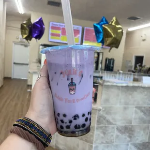 Taro milk tea