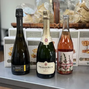 Sparkling Rose',  Prosecco, Brut Champagne